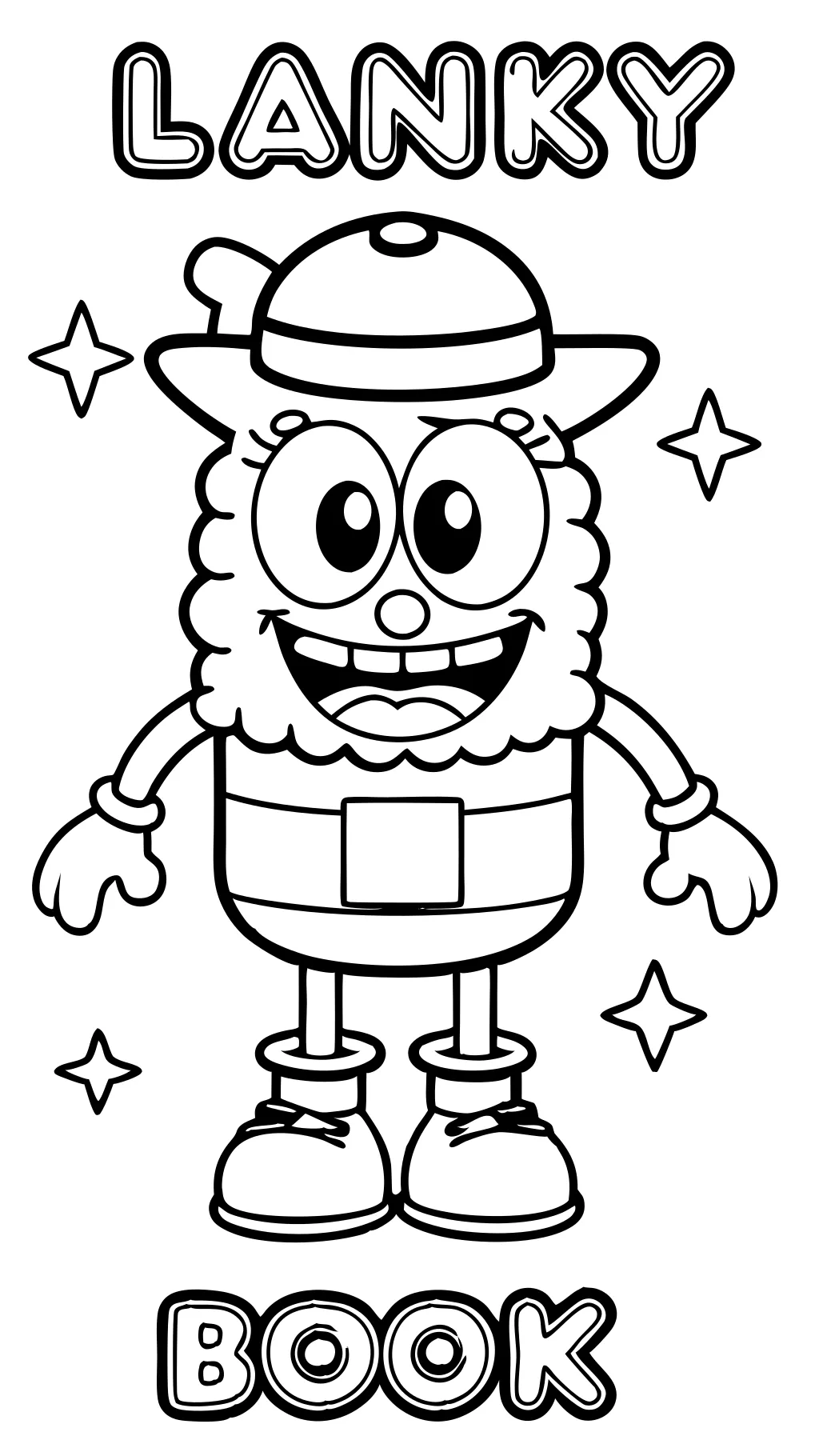 lanky box coloring pages